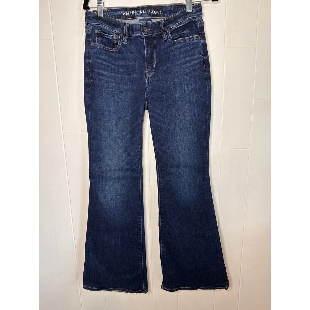American eagle next level stretch flare jeans 4 short
